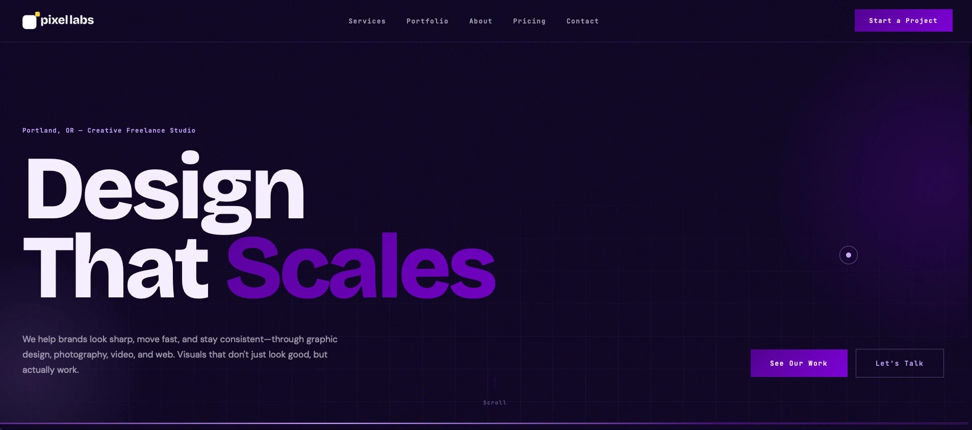 Pixel Labs homepage